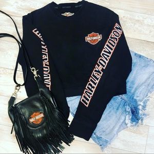 Harley-Davidson Long Sleeve Crop Top
